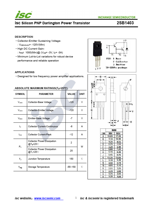 2SB1403