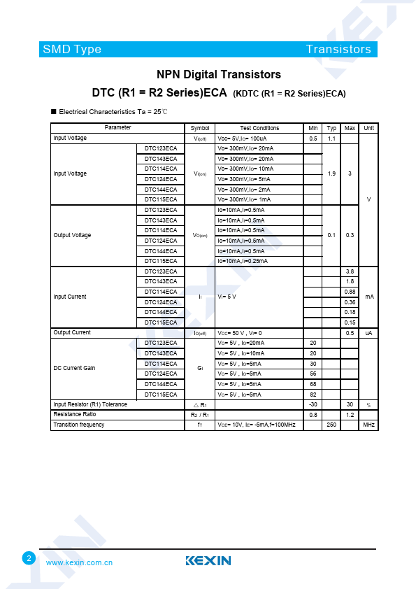 DTC124ECA