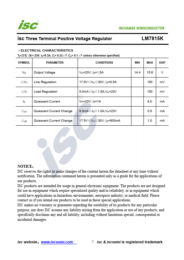 LM7815K