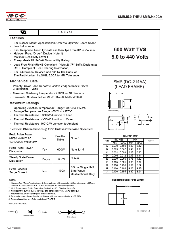 SMBJ40CA