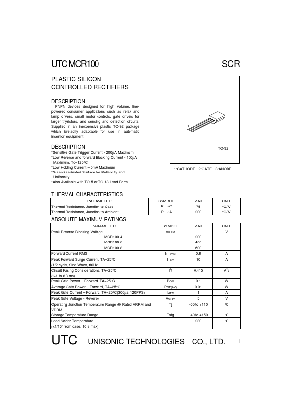 UTCMCR100