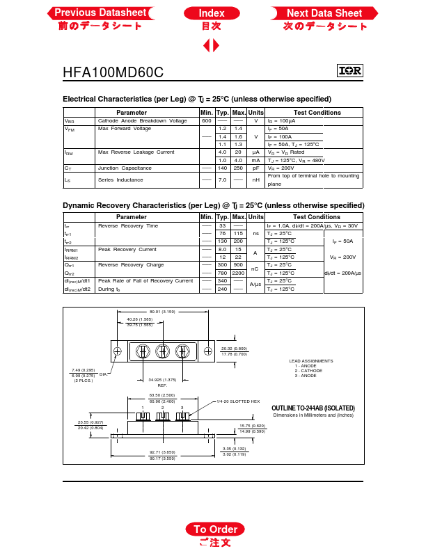 HFA100MD60C