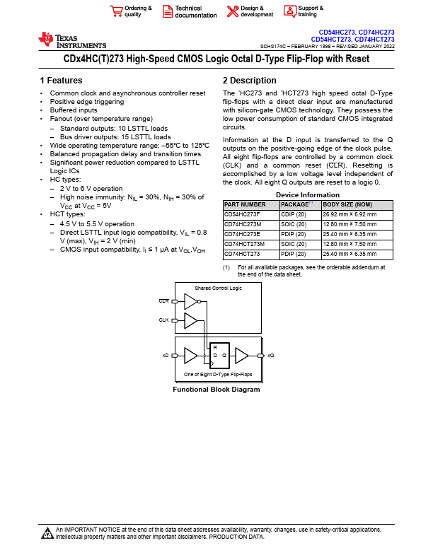 CD54HC273