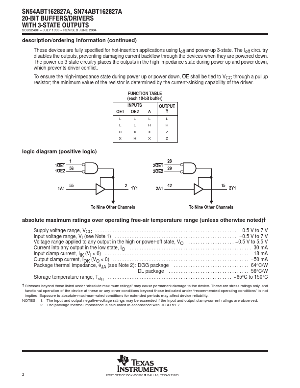 SN54ABT162827A