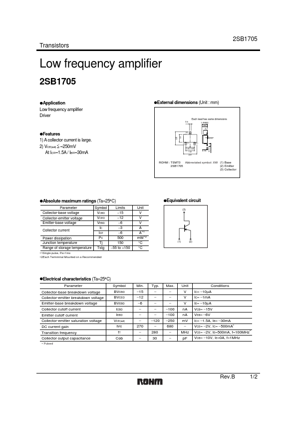 2SB1705