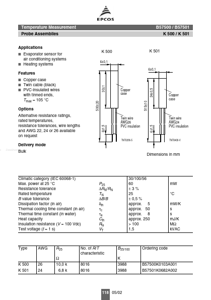 B57500K501