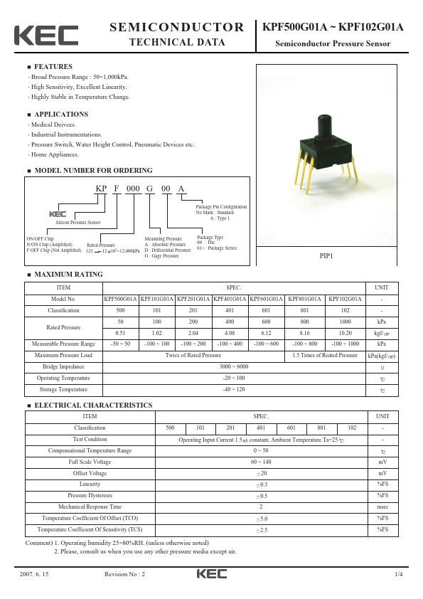 KPF101G01A