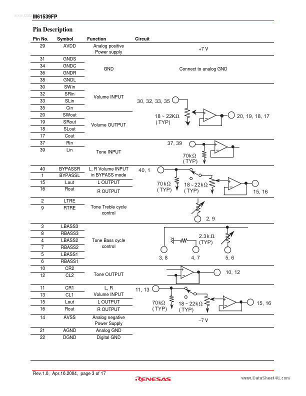 M61539FP