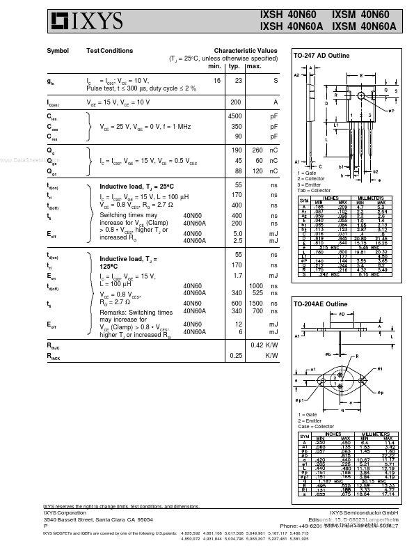 IXSM40N60A