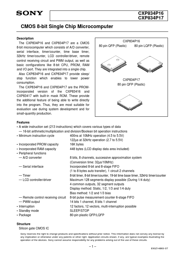 CXP834P16