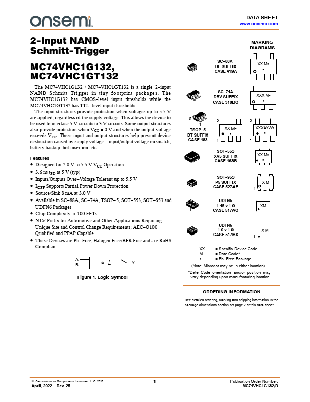 MC74VHC1G132