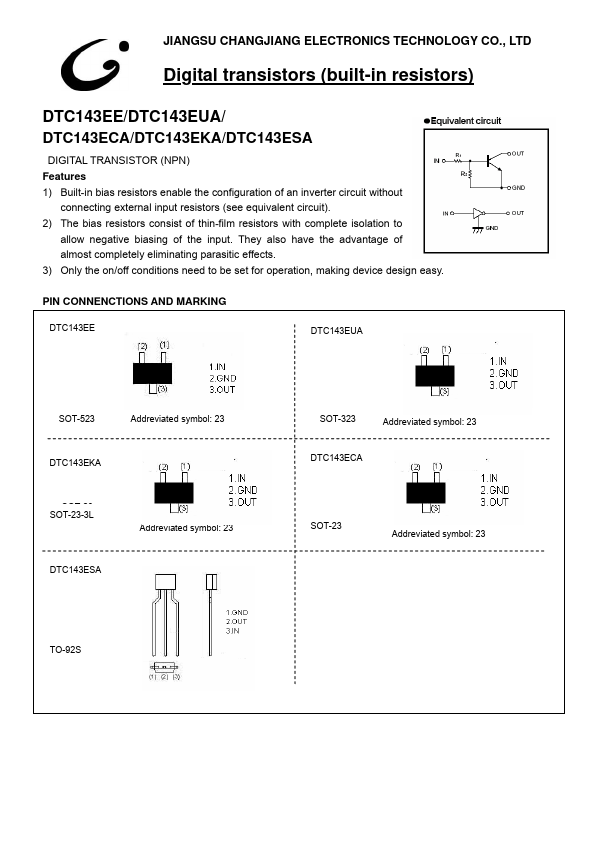 DTC143ECA