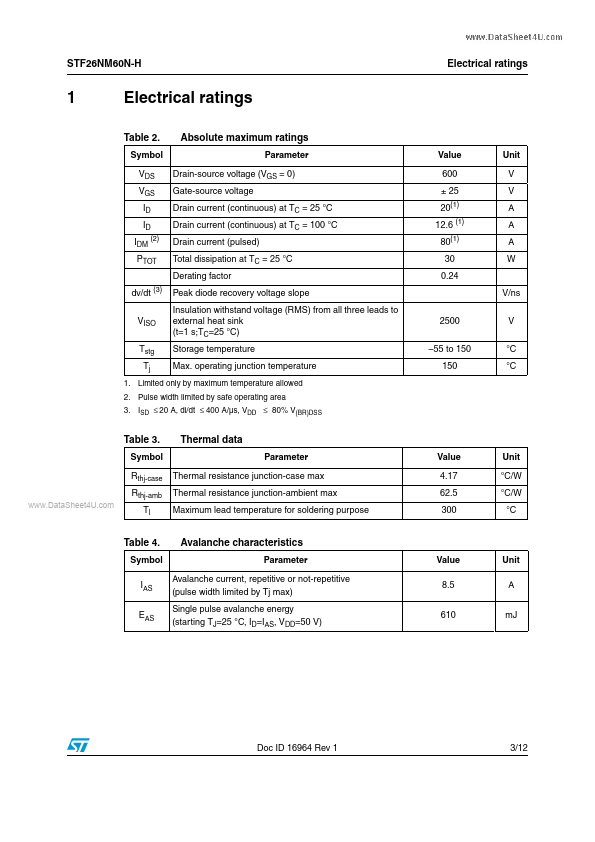 STF26NM60N-H