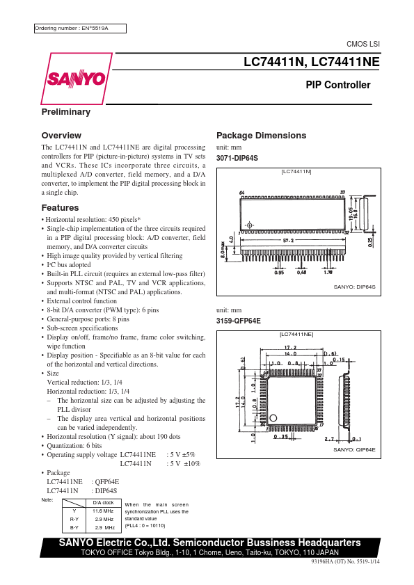 LC74411N