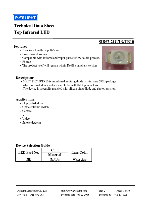 SIR67-21C-L9-TR10