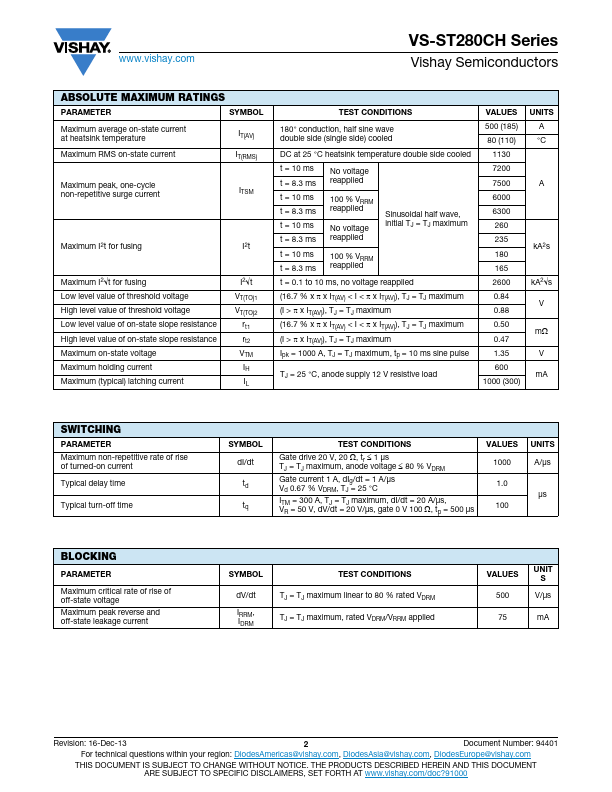 VS-ST280CH04C0