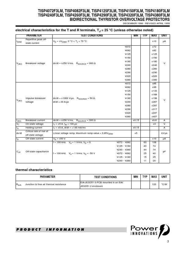 TISP4320F3LM