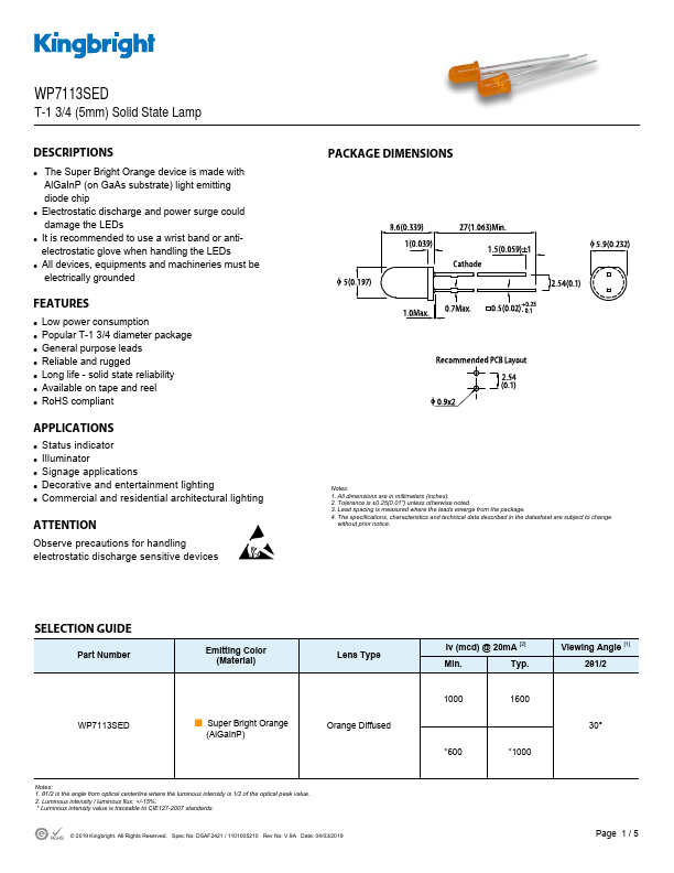 WP7113SED