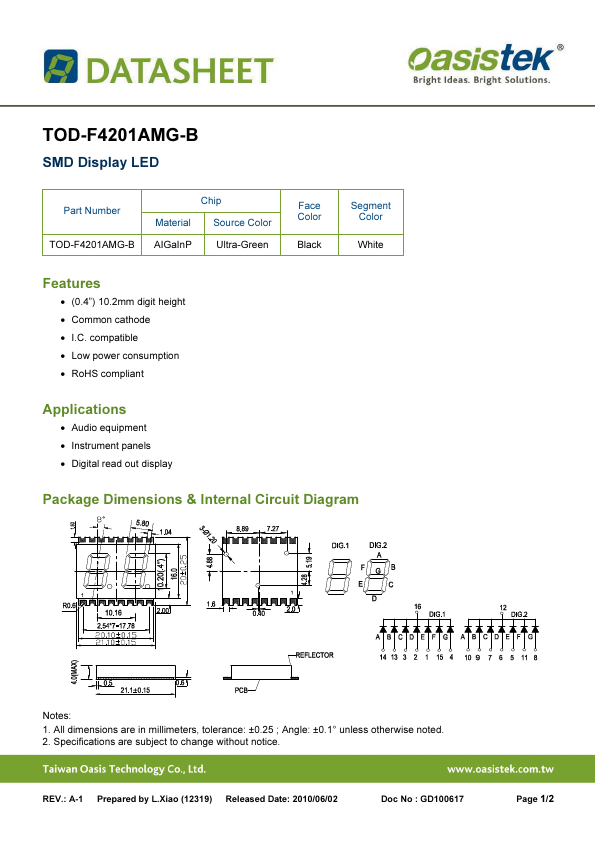 TOD-F4201AMG-B