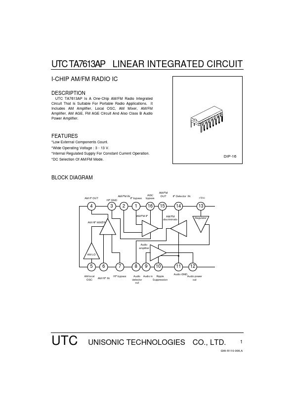 UTCTA7613AP