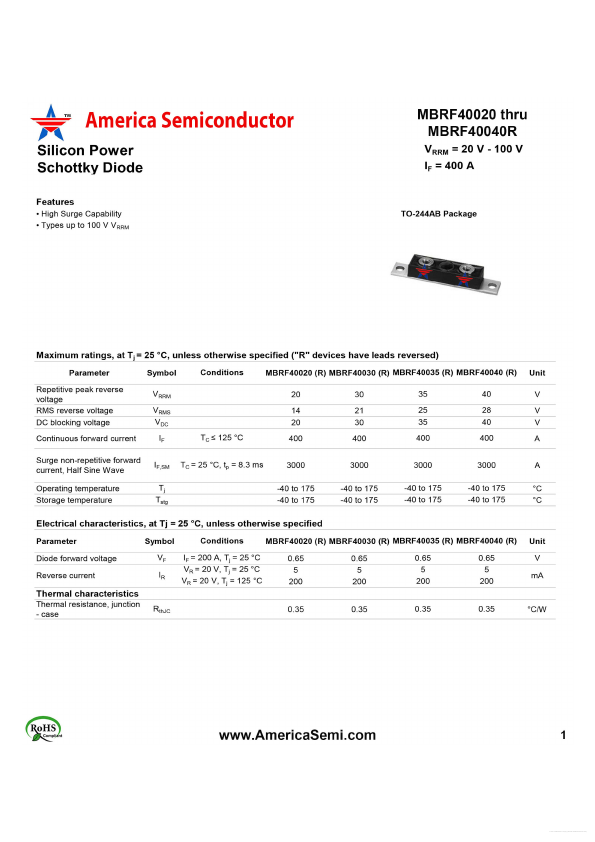 MBRF40040R