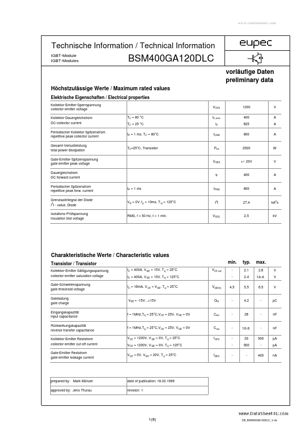 BSM400GA120DLC