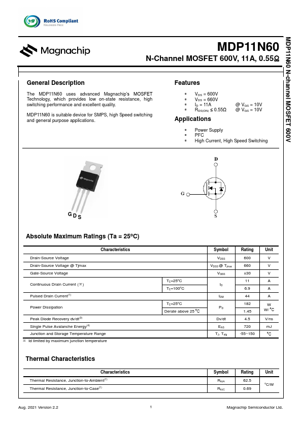 MDP11N60