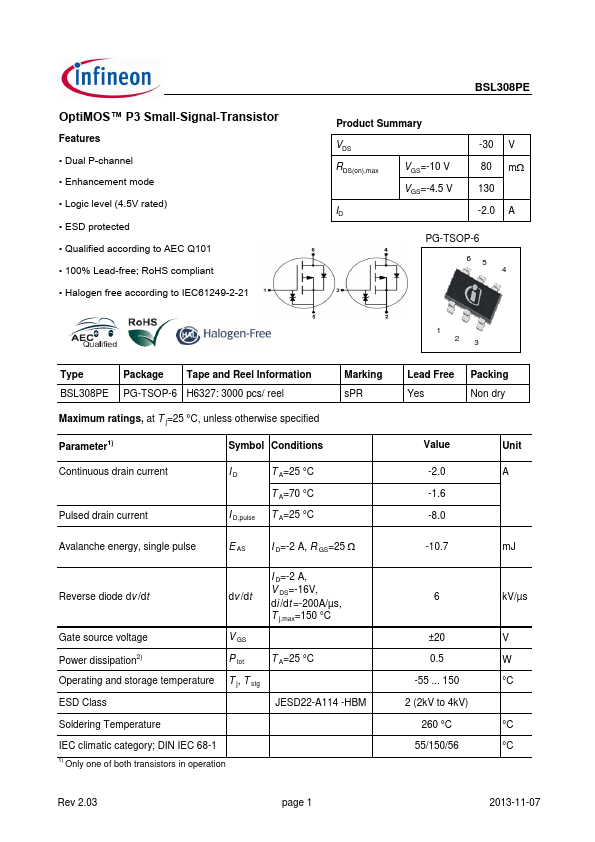 BSL308PE