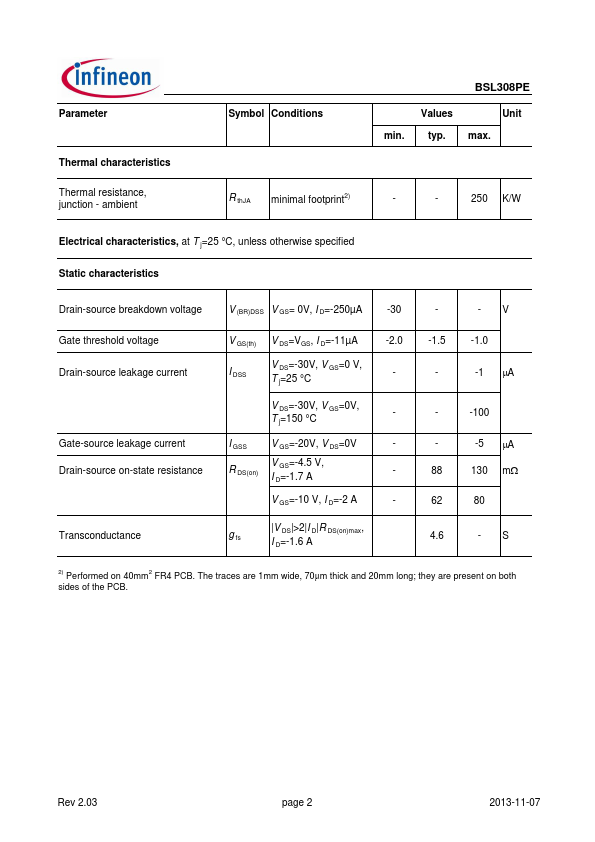 BSL308PE