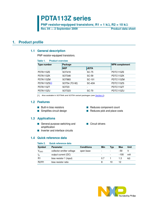 PDTA113ZU