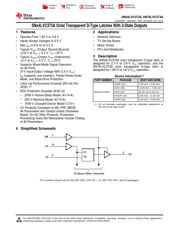 SN74LVC373A