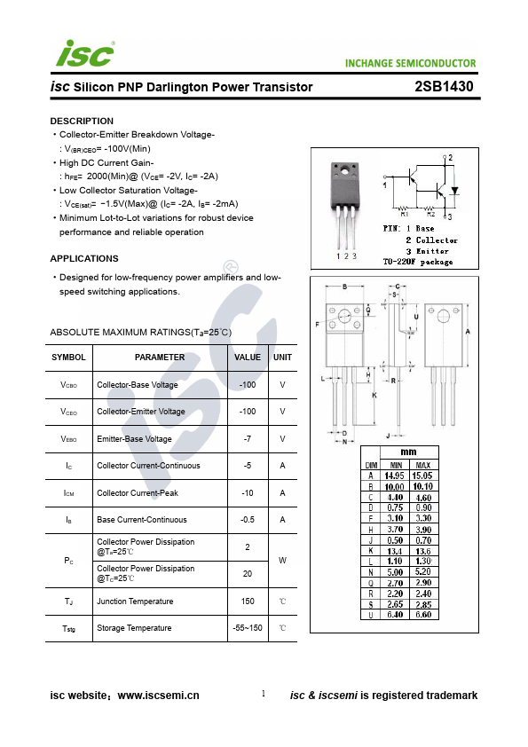 2SB1430