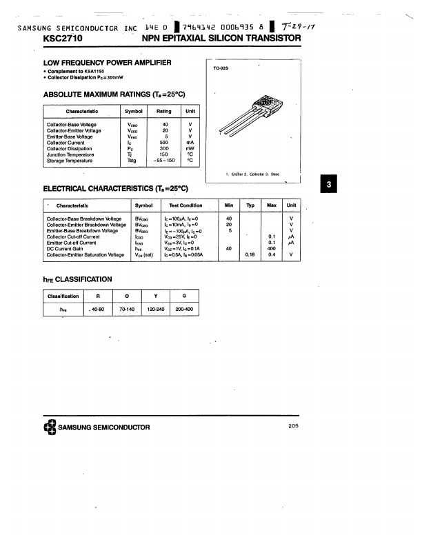 KSC2710