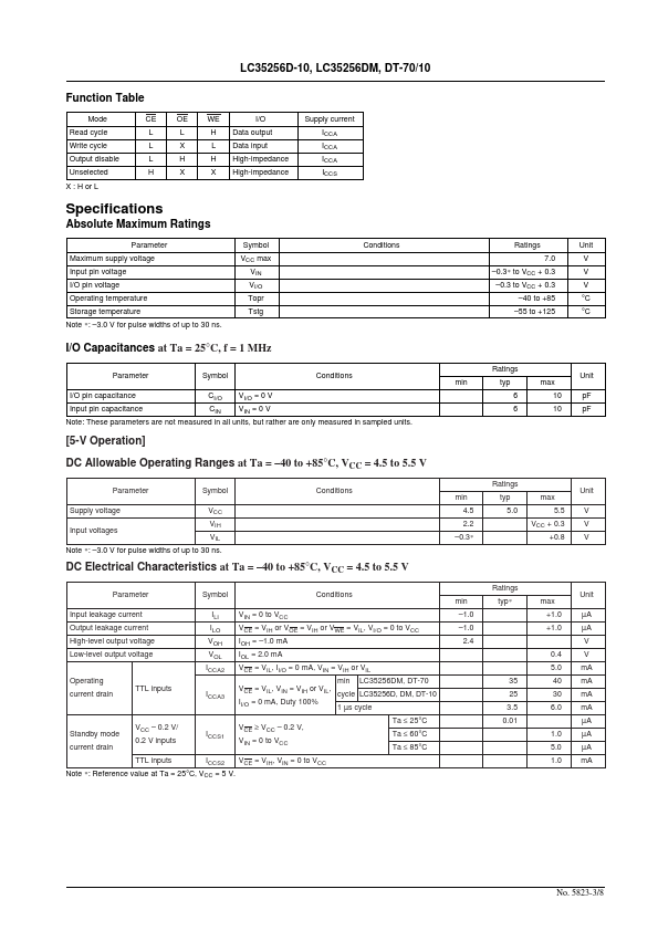 LC35256DT-70