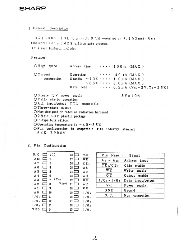 LH5160HN-10L