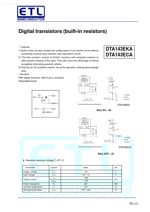 DTA143EKA