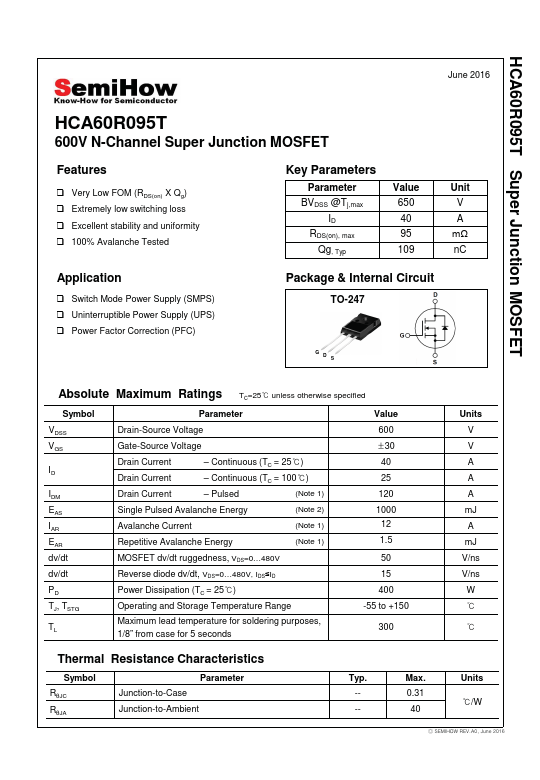 HCA60R095T