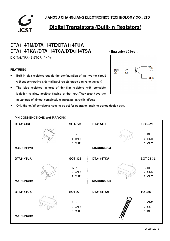 DTA114TUA