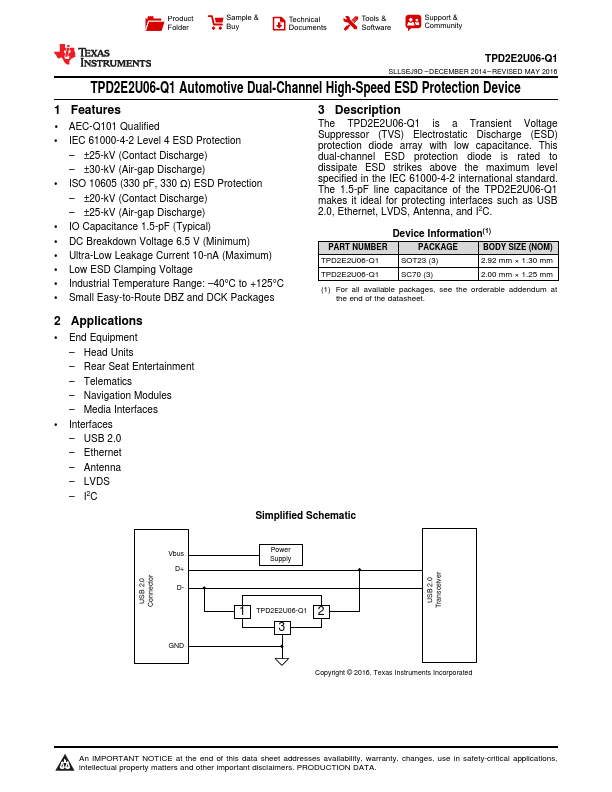 TPD2E2U06-Q1