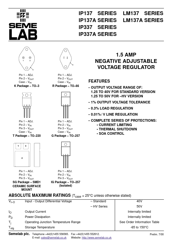 LM137HV