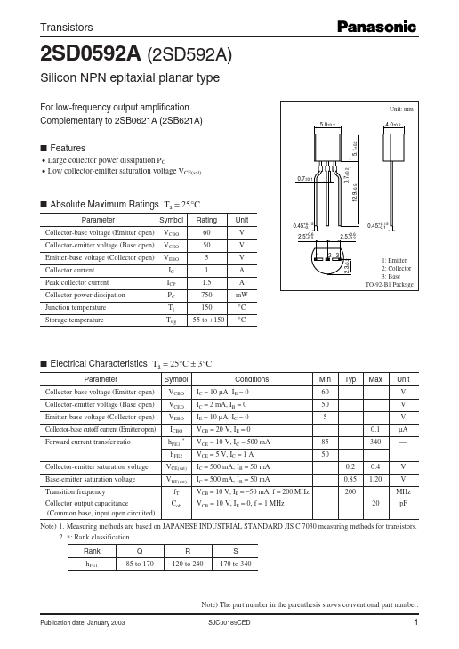 2SD592A