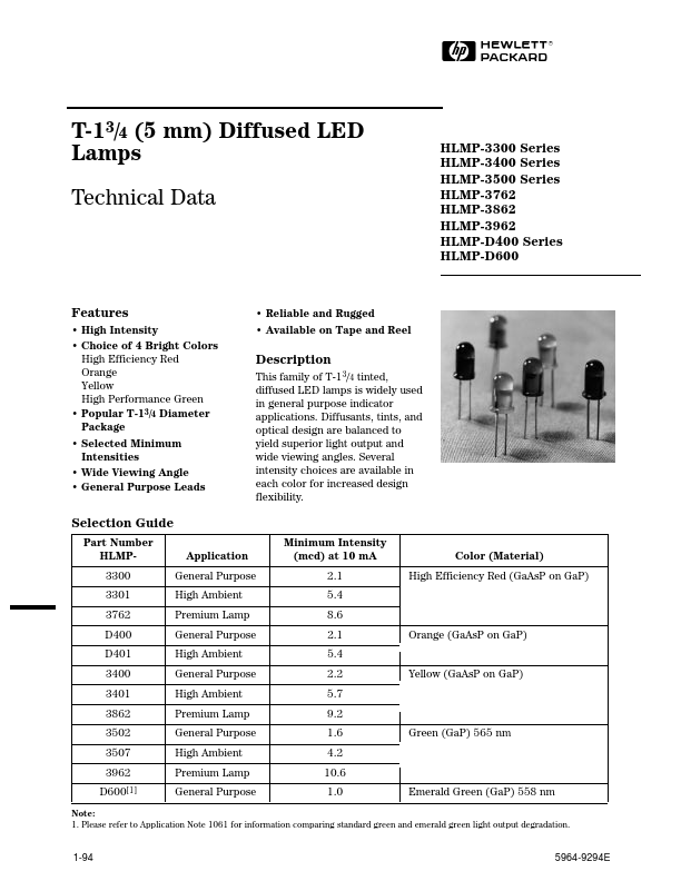 HLMP-3400