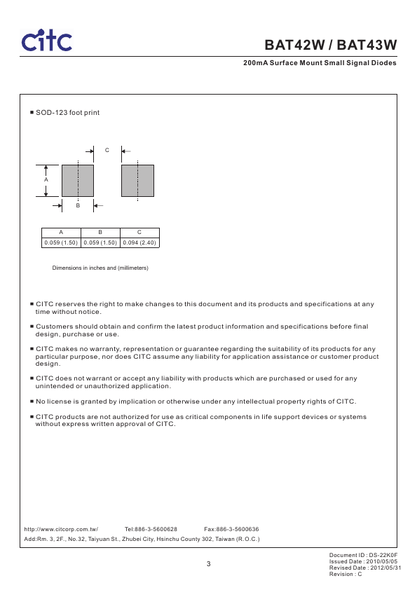 BAT43W