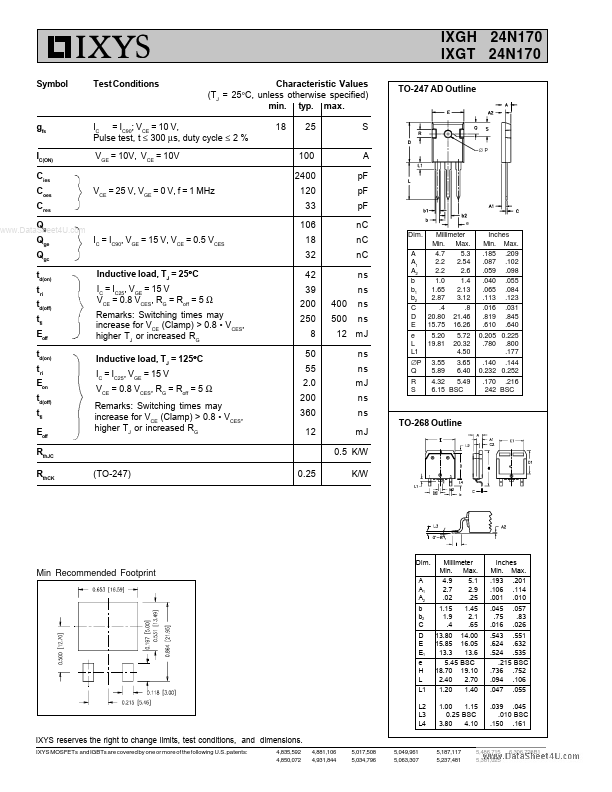 IXGT24N170