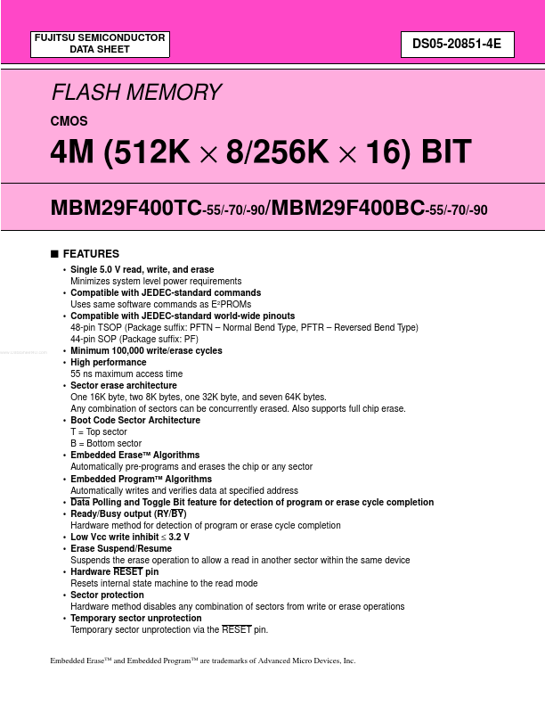 MBM29F400BC-90