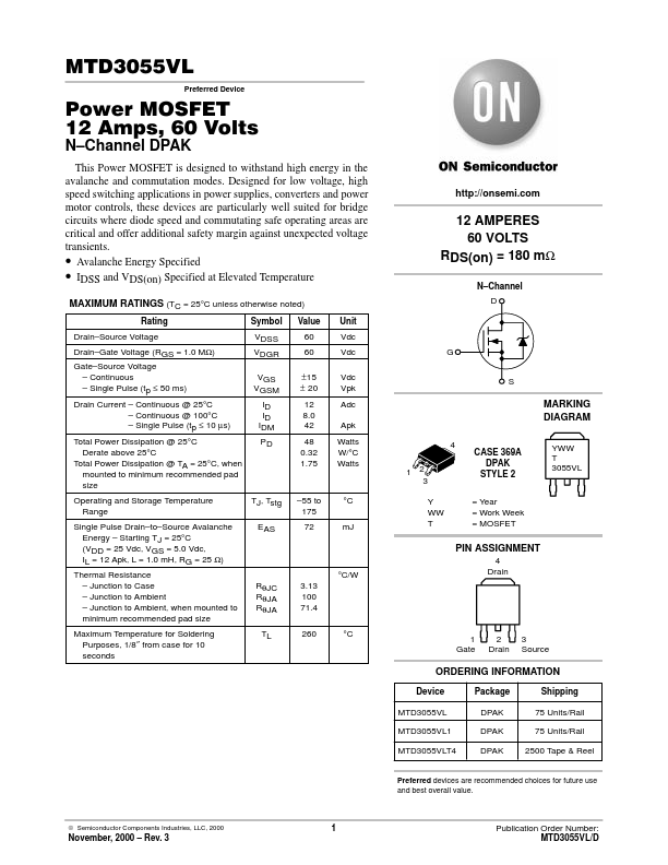 MTD3055VL