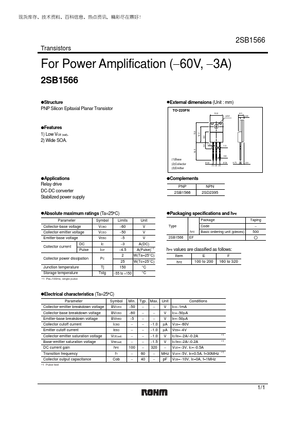 2SB1566