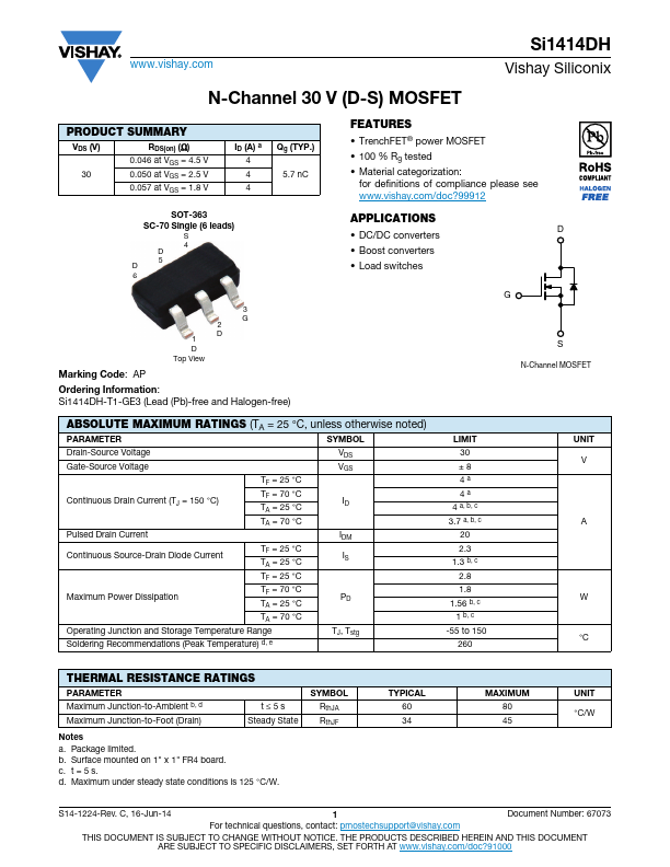 SI1414DH