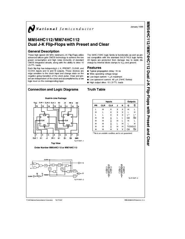 MM74HC112