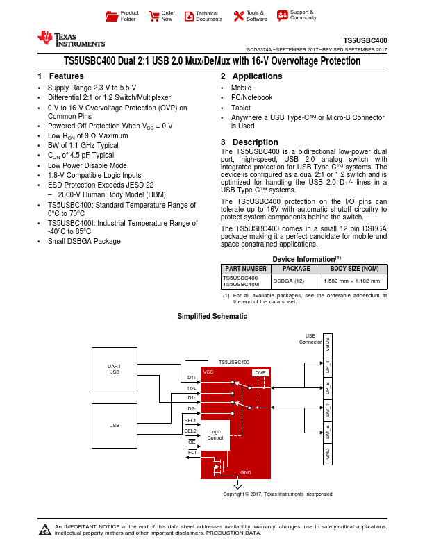 TS5USBC400